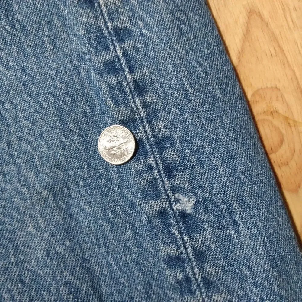 Vintage Levi's 501 Button Fly Blue Denim Jeans 40x36